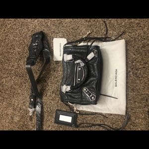 Balenciaga City Classic Metallic Edge Small